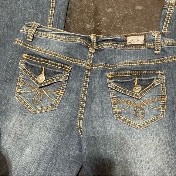 Earl Jeans mid rise boot cut flare denims Vintage 90s Y2K fashion size 9 GUC - Picture 7 of 14